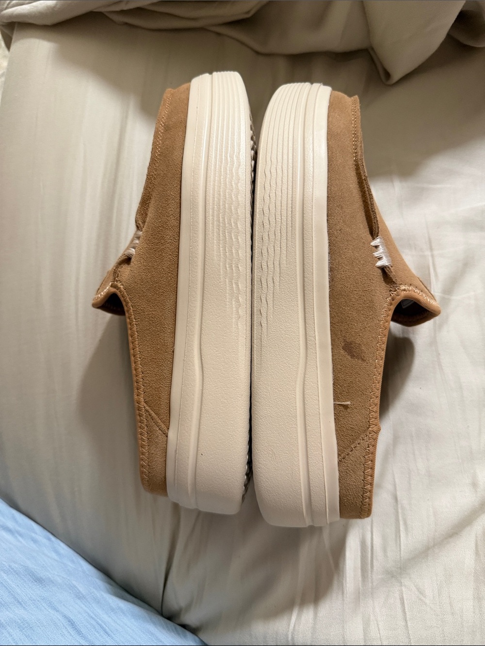 Hey Dude Women's Slip-On Mules in Tan - Picture 3 of 3